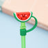 Cute Cartoon Silicone Straw Cap Dust PlugTumbler Straw Toppers for Tumblers, Dust-Proof Drinking Straw Caps for Reusable Straws Tips